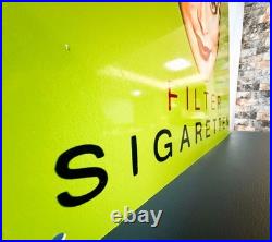 Tigra Filter Zigaretten Vintage Cigarette Advertising Metal Sign 60 × 40 cm
