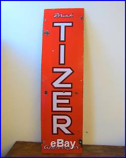 Tizer 1940s advertising enamel sign kitchen vintage retro antique metal old