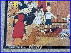 Tootsietoy Playtime Toys Vintage Metal Tin Sign Children's Stories Tootsie Toys