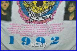 True Vintage 1992 Metallica Rulz White XL Metal Tour Concert T-Shirt BAND SIGNED