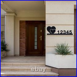 Two Hearts Address Sign
