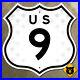 US_Route_9_highway_marker_road_sign_California_style_diecut_shield_12x12_1957_01_ak