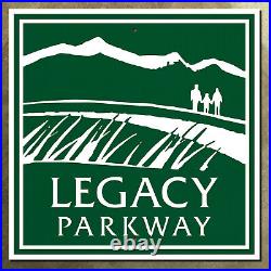 Utah Legacy Parkway route 67 Salt Lake highway marker shield 2002 road sign 16