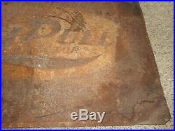 VERY RARE Vintage RUMELY OILPULL FARM TRACTOR MACHINERY Metal Advertising SIGN