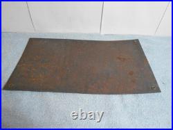 VINTAGE 13x7 in ATLANTIC GAS & OIL ADVERTISING SIGN HEAVY METAL PORCELAIN -918 G