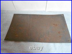 VINTAGE 13x7 in ATLANTIC GAS & OIL ADVERTISING SIGN HEAVY METAL PORCELAIN -918 G