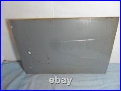 VINTAGE 17x11 in CASE ENGINE THRESHING MACHINE ADV SIGN EMBOSSED TIN METAL -X163