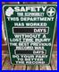 VINTAGE_1950_1960_s_SAFETY_LOST_TIME_INJURY_RECORDER_HUGE_PORCELAIN_SIGN_01_jkt
