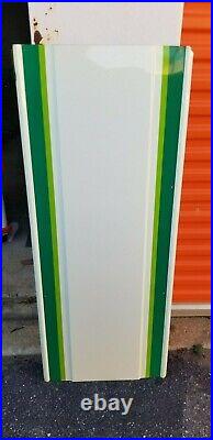 VINTAGE 7UP SEVEN UP METAL SIGN Blank 47.75x19.5 NEW OLD STOCK A