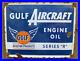 VINTAGE_Gulf_Aircraft_Porcelain_LARGE_Aviation_Air_Plane_Metal_Gas_Oil_Sign_01_fulq