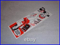 VINTAGE HARLEY DAVIDSON MOTORCYCLES WOMAN With LG OIL CANS 15 METAL GASOLINE SIGN