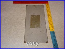 VINTAGE HEY! GIVE ME A TALL ONE With MAN +SODA 14.5 PORCELAIN METAL GASOLINE SIGN