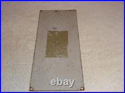 VINTAGE HEY! GIVE ME A TALL ONE With MAN +SODA 14.5 PORCELAIN METAL GASOLINE SIGN