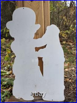 VINTAGE KAYO CHOCOLATE FLAVORED DRINK PORCELAIN HEAVY METAL SIGN 24x14