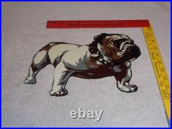 VINTAGE MACK TRUCKS With DIE-CUT BULLDOG 11 METAL DOG TRUCK GASOLINE OIL SIGN GAS