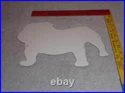 VINTAGE MACK TRUCKS With DIE-CUT BULLDOG 11 METAL DOG TRUCK GASOLINE OIL SIGN GAS