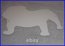 VINTAGE MACK TRUCKS With DIE-CUT BULLDOG 11 METAL DOG TRUCK GASOLINE OIL SIGN GAS