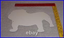 VINTAGE MACK TRUCKS With DIE-CUT BULLDOG 11 METAL DOG TRUCK GASOLINE OIL SIGN GAS