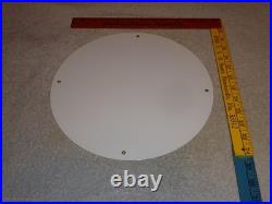 VINTAGE MOBIL MOBILOIL With GARGOYLE 11 3/4 PORCELAIN METAL GASOLINE & OIL SIGN