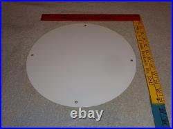 VINTAGE MOBIL MOBILOIL With GARGOYLE 11 3/4 PORCELAIN METAL GASOLINE & OIL SIGN