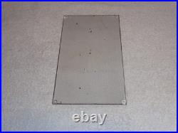 VINTAGE OLD PLANTATION COFFEE With PADDLE BOAT 10.5 PORCELAIN METAL GASOLINE SIGN