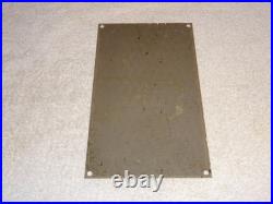 VINTAGE OLD PLANTATION COFFEE With PADDLE BOAT 10.5 PORCELAIN METAL GASOLINE SIGN