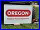 VINTAGE_OREGON_CHAINSAWS_LARGE_EMBOSSED_METAL_DEALER_SIGN_36x_24_NOS_01_li