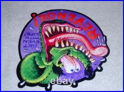 VINTAGE RAT FINK GET REVENGE With LIFE METAL RATFINK ED ROTH HOT ROD GASOLINE SIGN