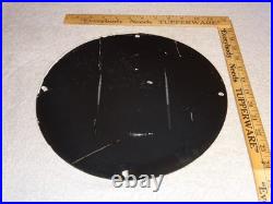 VINTAGE RICHLUBE MONKEY 25 c QUART APE 11 3/4 PORCELAIN METAL GASOLINE OIL SIGN