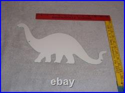 VINTAGE SINCLAIR GASOLINE With DIE-CUT DINO THE DINOSAUR 15 METAL GAS & OIL SIGN
