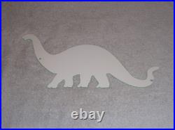 VINTAGE SINCLAIR GASOLINE With DIE-CUT DINO THE DINOSAUR 15 METAL GAS & OIL SIGN