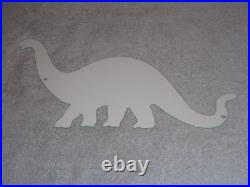 VINTAGE SINCLAIR GASOLINE With DIE-CUT DINO THE DINOSAUR 15 METAL GAS & OIL SIGN VINTAGE SINCLAIR GASOLINE With DIE-CUT DINO THE DINOSAUR 15 METAL GAS & OIL SIGN