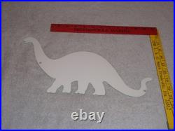 VINTAGE SINCLAIR GASOLINE With DIE-CUT DINO THE DINOSAUR 15 METAL GAS & OIL SIGN