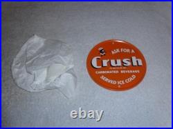 VINTAGE WARD'S ORANGE CRUSH With CRUSHY & SODA BOTTLE 2 METAL ADVERTISING SIGN LOT VINTAGE WARD'S ORANGE CRUSH With CRUSHY & SODA BOTTLE 2 METAL ADVERTISING SIGN LOT