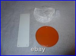 VINTAGE WARD'S ORANGE CRUSH With CRUSHY & SODA BOTTLE 2 METAL ADVERTISING SIGN LOT