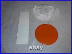 VINTAGE WARD'S ORANGE CRUSH With CRUSHY & SODA BOTTLE 2 METAL ADVERTISING SIGN LOT