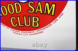 VTG Good Sam Club Metal Sign 20x24 Welcome Camper Coachman Hanging Wall Decor