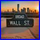 VTG_New_York_Indoor_Sign_Broad_Wall_Street_Humpback_Diecast_Wooden_Back_12x6_01_ej