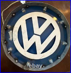 VW Vintage Metal Light Wall Hanging