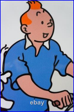 Vespa Tintin Scooter Edition Vintage Piaggio Metal Sign 50 cm (19.7)