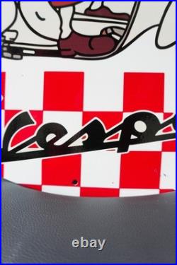 Vespa Tintin Scooter Edition Vintage Piaggio Metal Sign 50 cm (19.7)