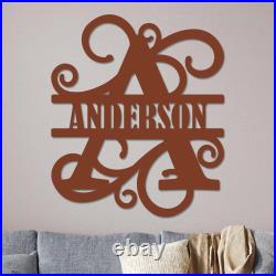 Vined Monogram Sign Vined Monogram Sign