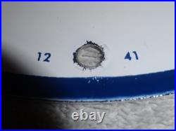 Vintage 12 41 Mobil Mobiloil Gasoline Motor Oil 9 Porcelain Metal Pegasus Sign