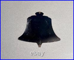 Vintage 12 Bell Gasoline Oils Porcelain Sign Car Gas Oil Motorcycle