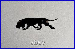 Vintage 12 Bloodhound Dog Porcelain Sign Car Gas Oil Motorcycle