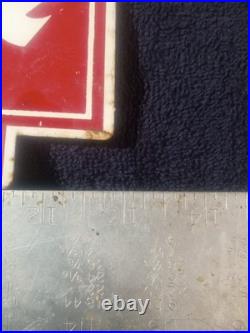 Vintage 13 In X 5½ In Firestone Metal Sign