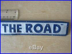 Vintage 1930s Lucas King of the Road Metal Shelf/Counter Sign 45cm long