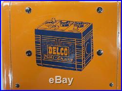 Vintage 1940 1950 Original AC Delco Dealership Battery Charger Sign GM Wall Art