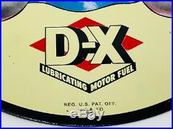 Vintage 1940 Walt Disney Dumbo D-x Sign 12 Porcelain Metal DX Gasoline Oil Sign