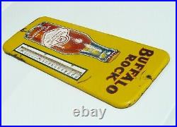 Vintage 1940's Buffalo Rock Ginger Ale Soda Pop 26 Metal Thermometer Sign